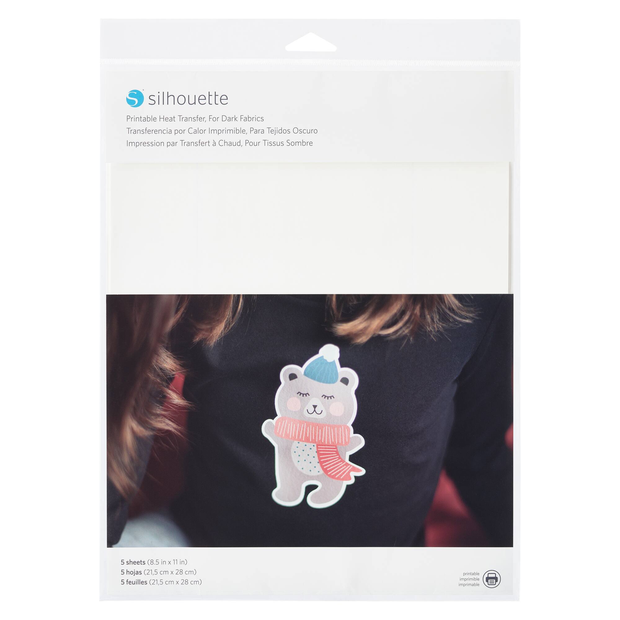 Silhouette® Printable Heat Transfer Sheets for Dark Fabrics
